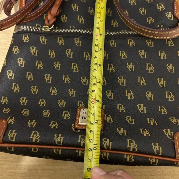 Dooney & Bourke Black and Brown Crossbody Bag - Picture 16 of 16